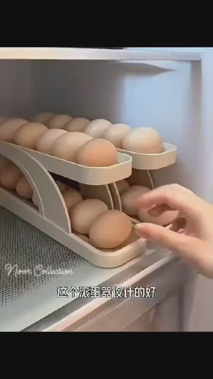 3-Tier Gravity Rolling Egg Dispenser (18-24 Eggs)